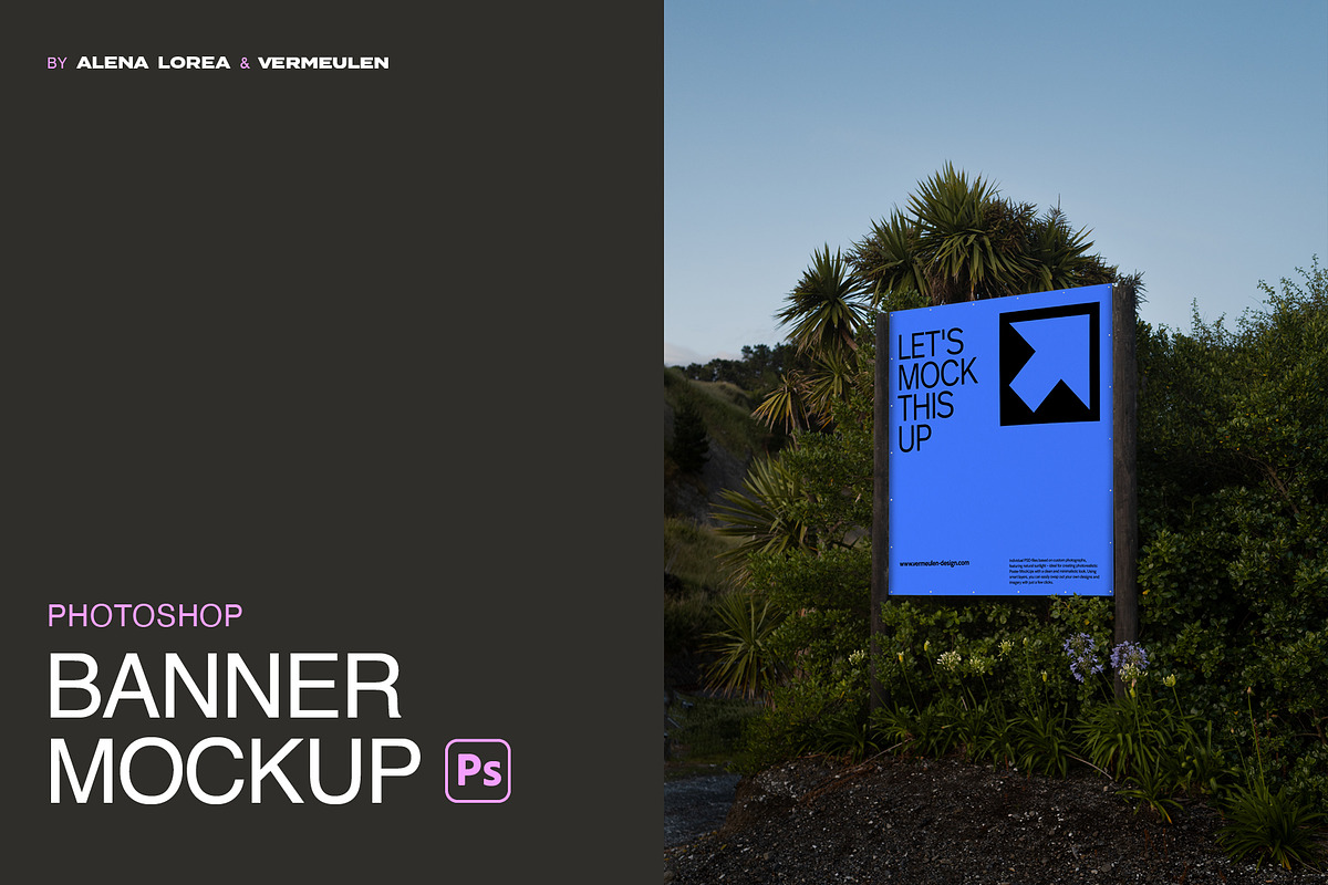 Urban Billboard Mockup BCN02 | 05, an Advertising Mockup by Vermeulen Design Studio (Photo 1 of 2)