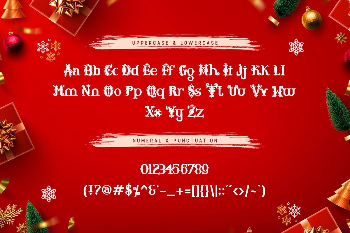 The Christmas–Modern Christmas Font, a Handwritten Font by overlaytemplates (Photo 4 of 5)