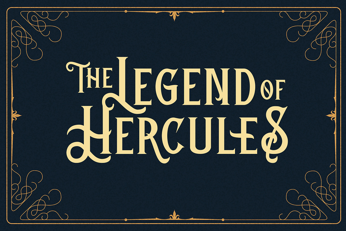 Black Django Typeface preview 5