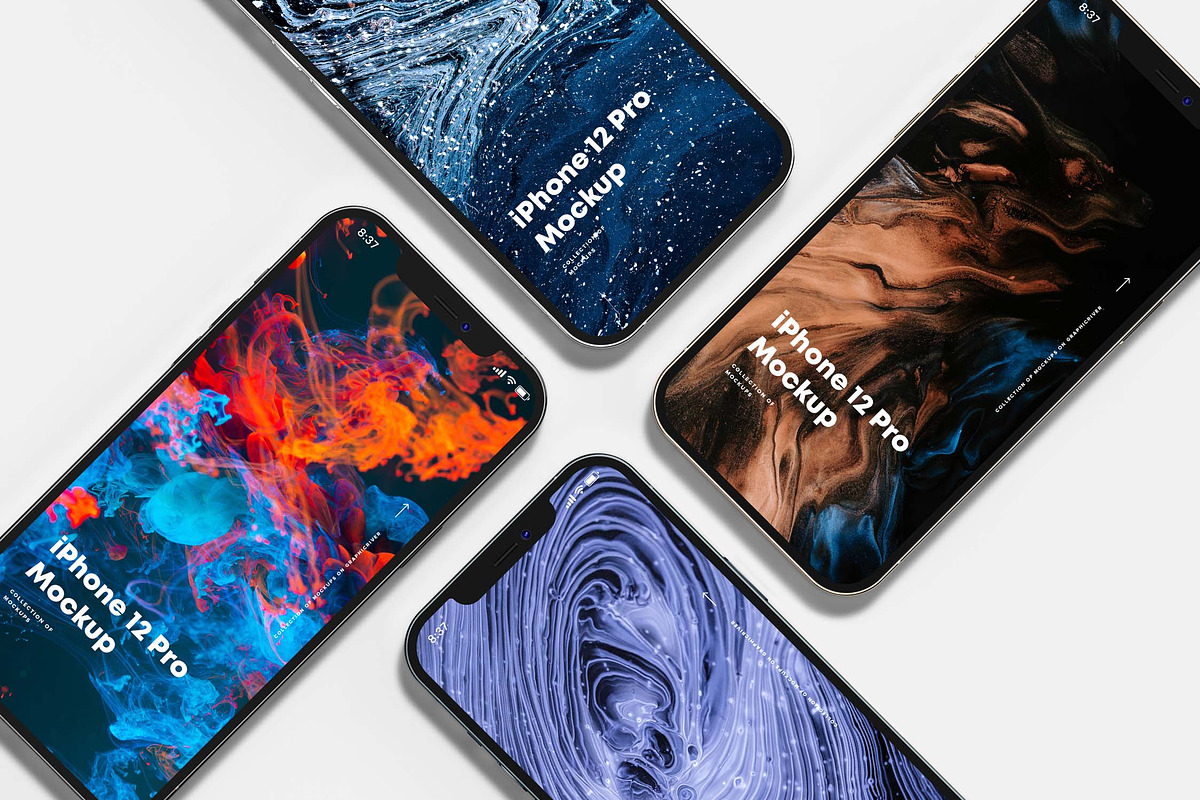 iPhone 12 Pro Mock-up, an iPhone Mockup by Yogurt86 (Photo 13 of 14)