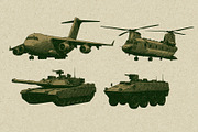 Military Transportation Engraving, a Transportation Illustration by Kaizla03 (Thumbnail 2 of 6)