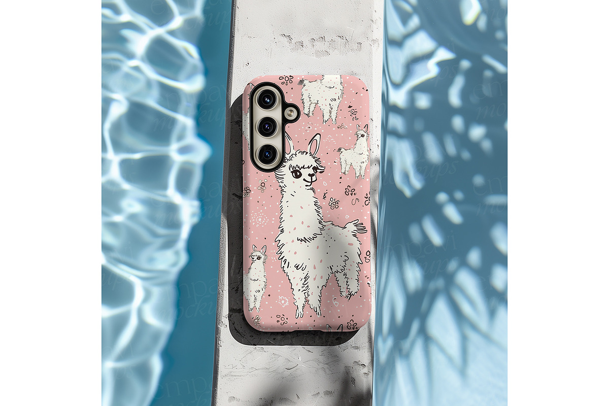 Phone Case Mockup, Galaxy S24 Mockup, an Android Mockup by EmpaviMockups (Photo 3 of 6)