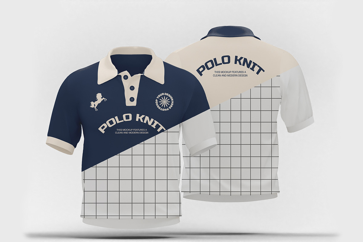 Short Sleeve Polo Mockup, a Shirt Mockup by Unerispace (Photo 2 of 2)