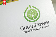 Green Power / Energy - Logo Template, a Branding & Logo Template by Artha Desain (Thumbnail 1 of 5)