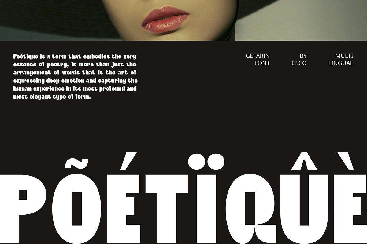 Gefarin – Bold Sans Serif, a Sans Serif Font by Craft Supply Co. (Photo 6 of 8)