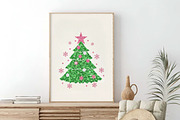 Glitter Sequins Christmas Tree Png, an Illustration by SinaCreation (Thumbnail 3 of 7)