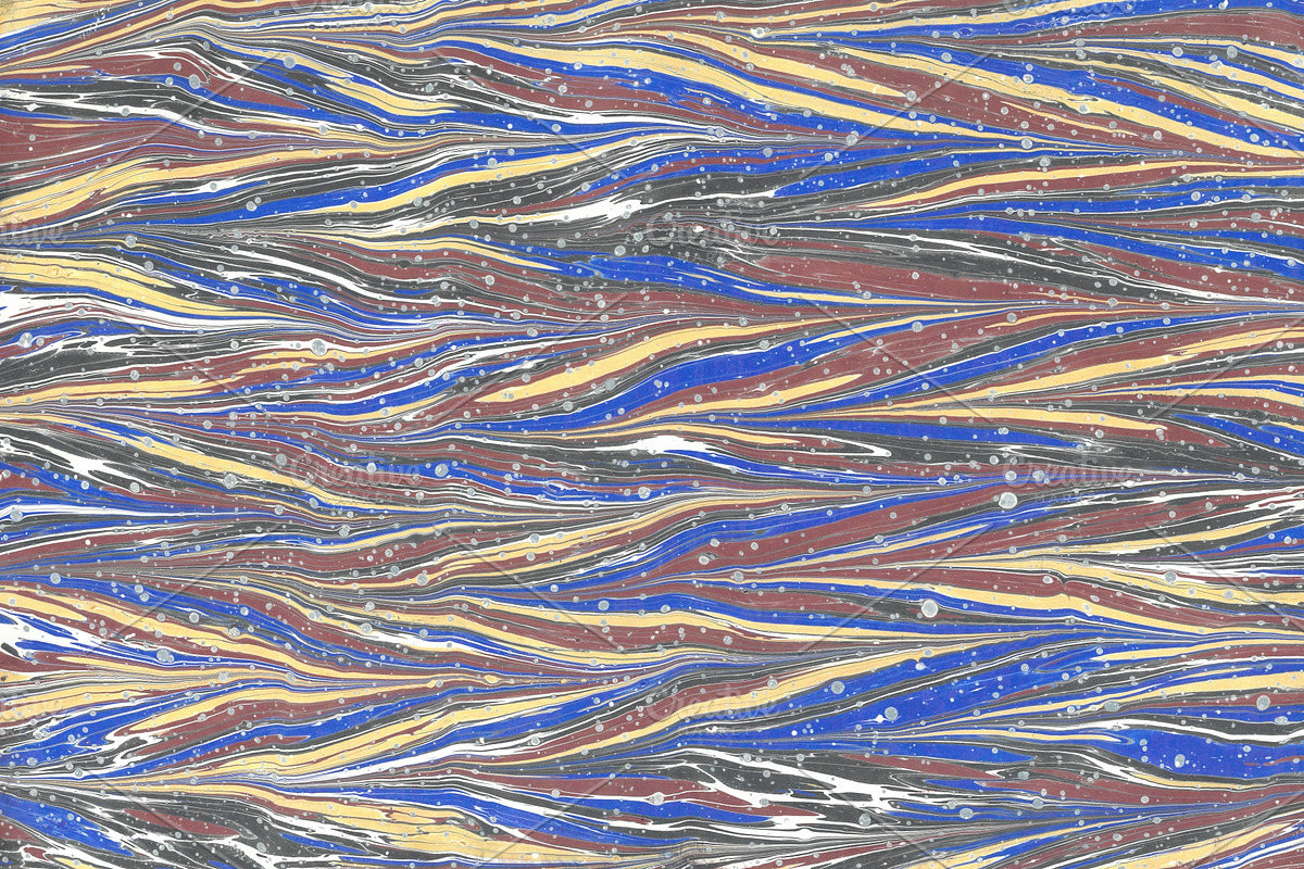3 Hand Marbled Papers Amber, a Texture Graphic by Marblingdom (Photo 3 of 4)