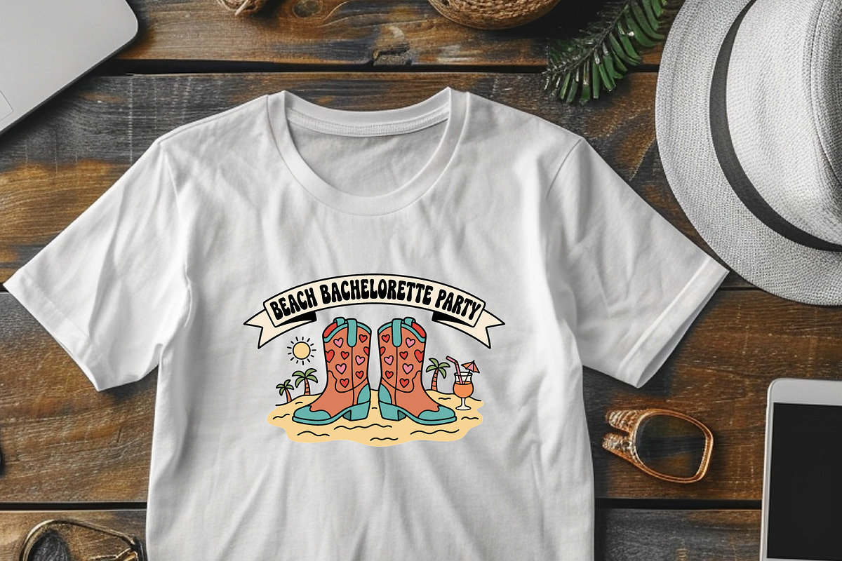 Beach Bachelorette Party Bundle, a Person Illustration by Guavanaboy (Photo 3 of 3)