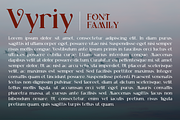 Vyriy font family, a Serif Font by vlad.berla (Thumbnail 6 of 8)