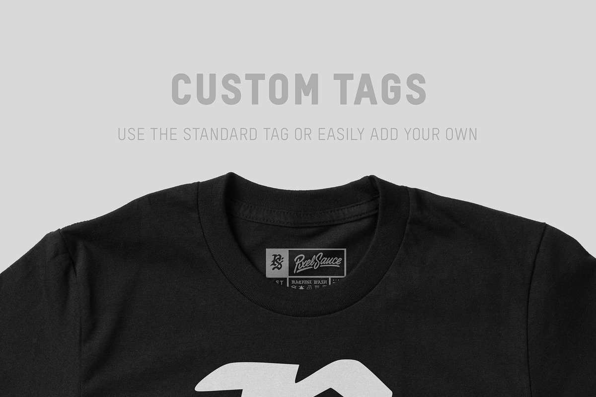 Los Angeles Apparel 23302 Crop Top, a Shirt Mockup by Pixel Sauce™ (Photo 7 of 7)