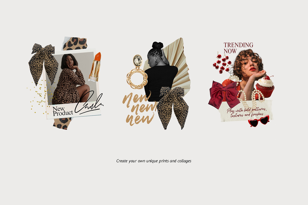 Cute Bows Clipart, a Decorative Illustration by Barkova Nadya (Photo 5 of 7)
