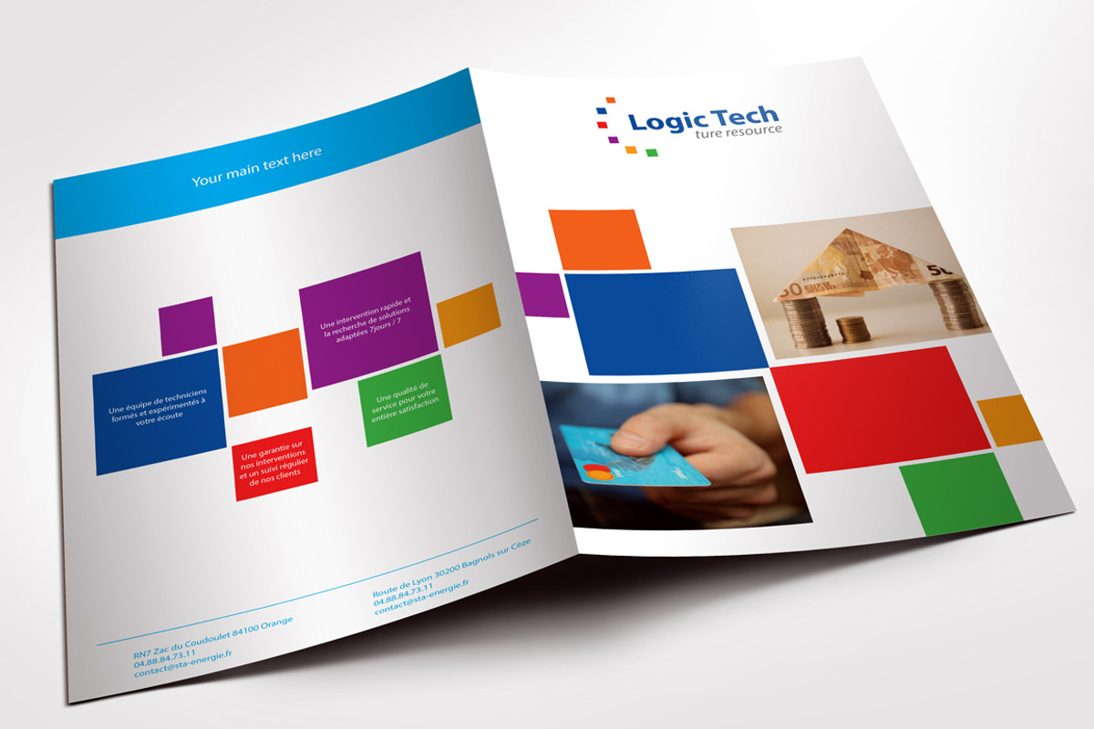 Metro Presentation Folder, a Templates & Theme by NasirGrfx (Photo 1 of 3)