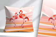 Flamingo Tango, an Animal Illustration by Sharon Schwalbe (Thumbnail 3 of 7)