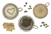 Coffee Vector Set, an Object Graphic by Eugenia Hauss Design (Thumbnail 2 of 2)