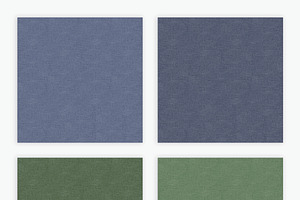 Paper - Basic Linen - Blue & Green