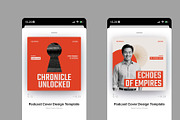 History Podcast Cover, a Social Media Template by Neermana (Thumbnail 4 of 4)