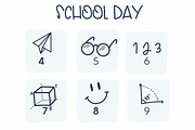 School Day| Symbols Fonts, a Symbol Font by Sirinart (Thumbnail 4 of 8)