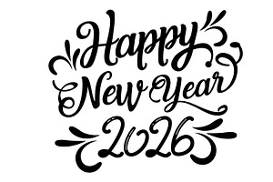 Happy New Year 2026, an Object Graphic by hkmonir