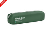 Pencil Pouch Side Angle Mockup, a Pens & Pencil Mockup by Bruno's Shop (Thumbnail 1 of 3)