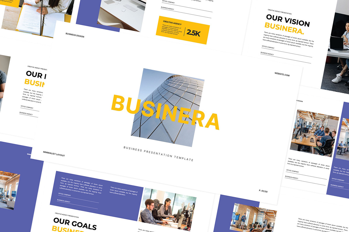 Businera Bussines Presentation, a Presentation Template by prps.std (Photo 1 of 9)