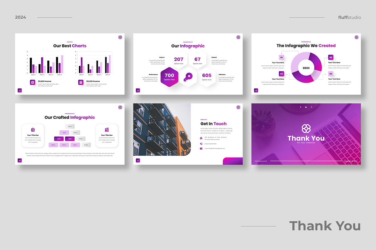 Creative Gradient Keynote Template, a Presentation Template by fluffstudio (Photo 6 of 6)