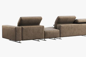 BoConcept Hampton Leather Sofa