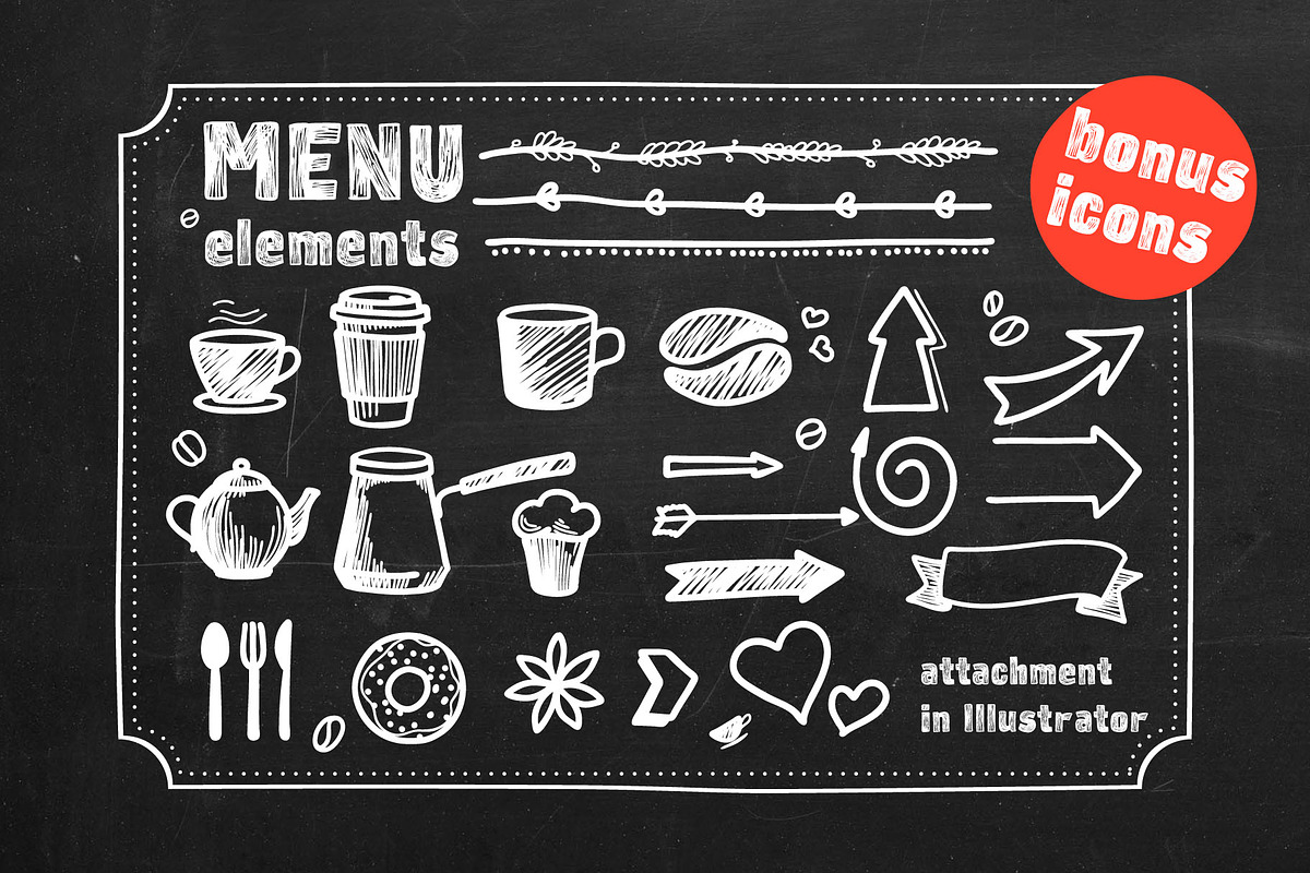 Coffee Chalk new chalkboard Font, a Font by kaer_shop (Photo 6 of 8)