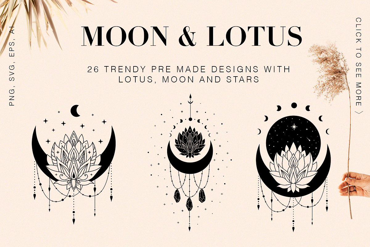 Lotus&Moon illustrations collection, an Illustration by Art Dari Autumn (Photo 3 of 15)