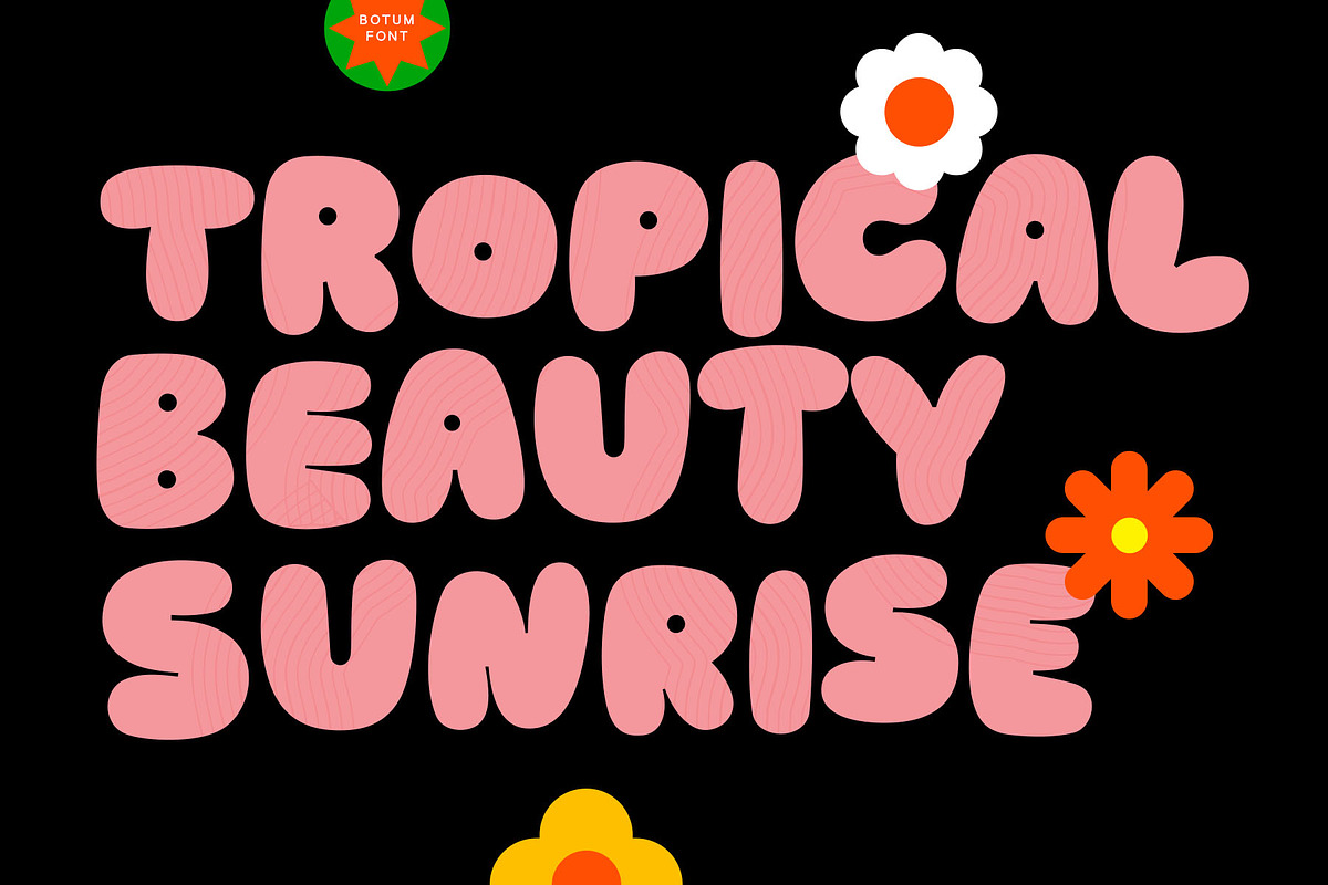 Botum Font, a Sans Serif Font by vuuuds (Photo 9 of 9)