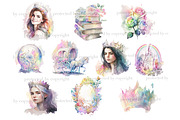 Pastel Princess Watercolor, a Person Illustration by GlamArtZhanna (Thumbnail 2 of 5)