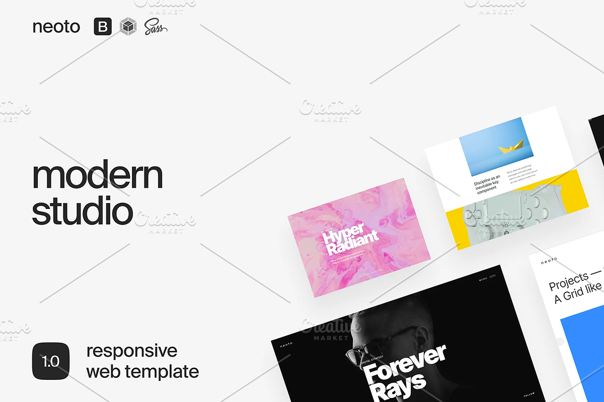 neoto-creative-studio, a Websites & App Template by canve (Photo 1 of 2)