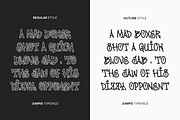 Jumpis Graffiti Typeface, a Handwritten Font by Fitrah Type (Thumbnail 7 of 12)