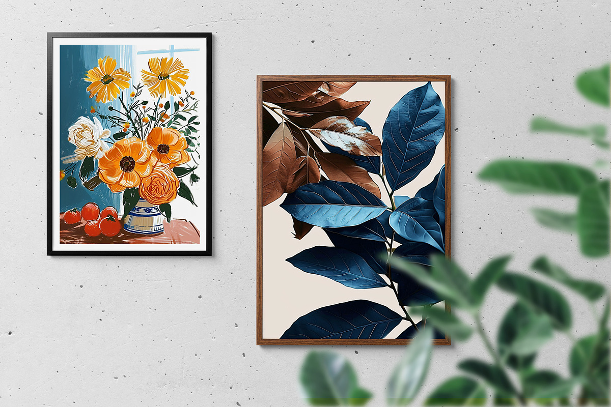 70 Eclectic Art Print Series Posters, a Background Graphic by Muzi pear studio (Photo 5 of 8)