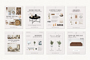 Home Decor LTK Canva Template, a Social Media Template by Deb Creative Studio (Thumbnail 4 of 9)