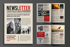 Newsletter Template, a Brochure Template by MightyDesign