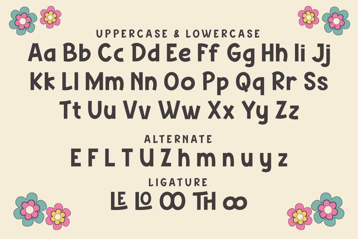 Lonarue | Playful Font Display, a Sans Serif Font by twinstd (Photo 7 of 10)
