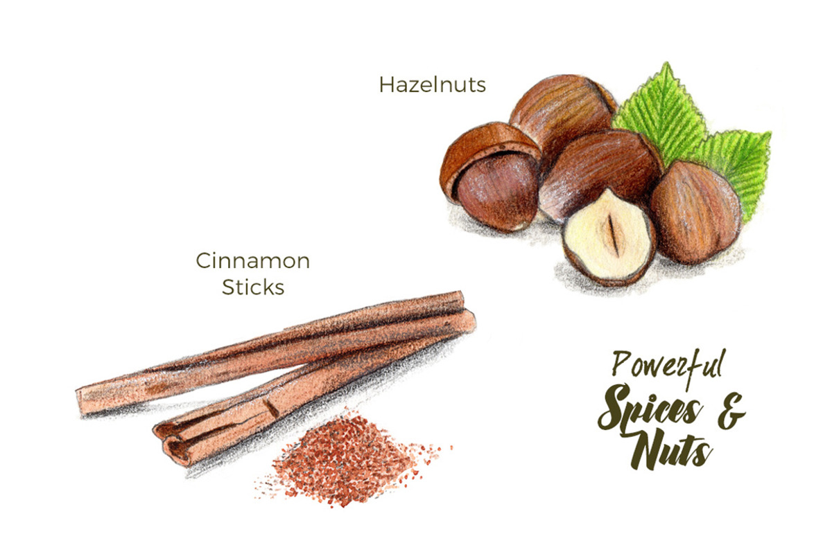 10 Green Smoothie Ingredients, a Healthcare Illustration by Miriam Figueras (Photo 6 of 6)