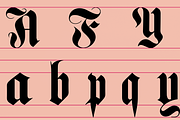 NEXUS, a Blackletter Font by Dz Akali (Thumbnail 3 of 8)