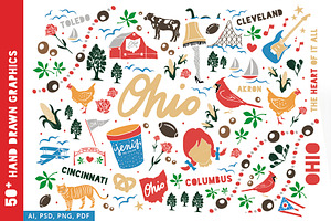 OHIO Illustrations Icons Patterns