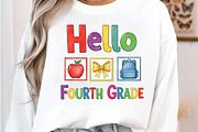 Back to School Hello Fourth grade, an Illustration by Designworld (Thumbnail 3 of 3)
