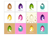Easter Papercut Illustrations, a Decorative Illustration by NKTN graphics (Thumbnail 3 of 5)