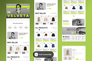 Velveta - Fashion E-Commerce, a Landing Page Template by SLAB! Design (Thumbnail 3 of 4)