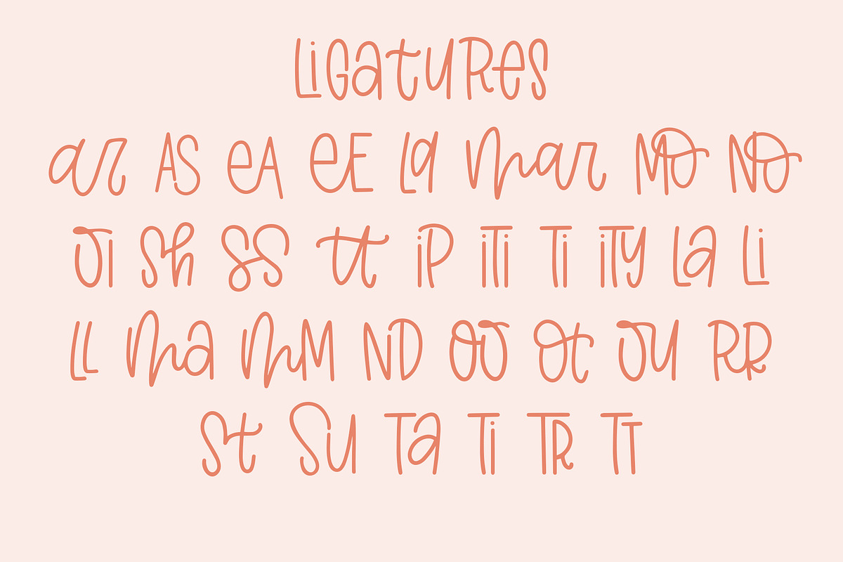 Sweet Serendipity, Bouncy Monoline, a Sans Serif Font by Jordyn Alison Designs (Photo 9 of 10)