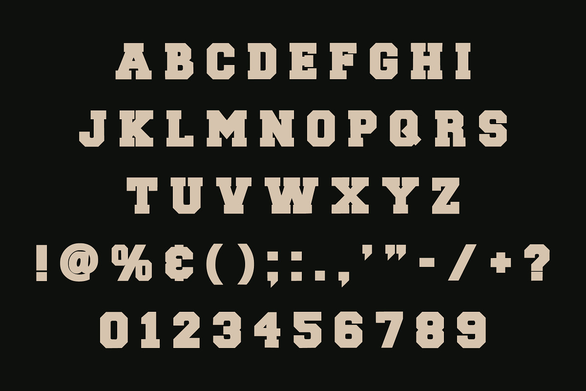 Sport Station – Bold Varsity, a Slab Serif Font by Limited.studio (Photo 5 of 5)
