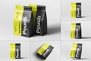 Protein Pouch Bag Mockup, a Packaging Mockup by zippypixelstudio (Thumbnail 1 of 9)