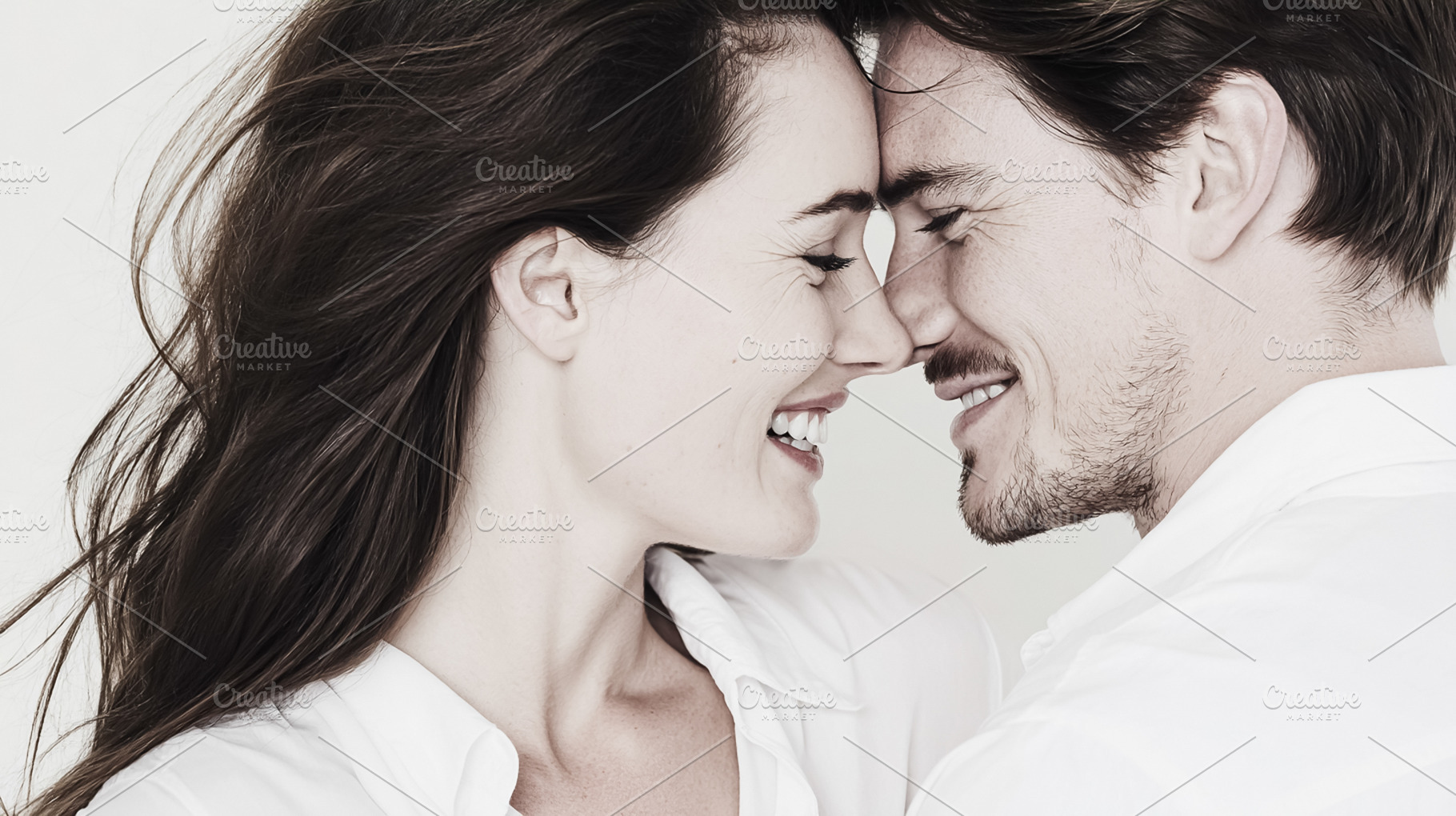 Happy couple feeling intimate connection and love, laughing and, a Photo by Studio ANNA