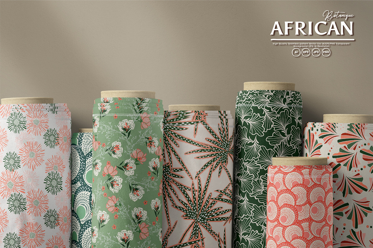 AFRICAN Botanique, a Pattern Graphic by MSNTY STUDIOX (Photo 3 of 20)