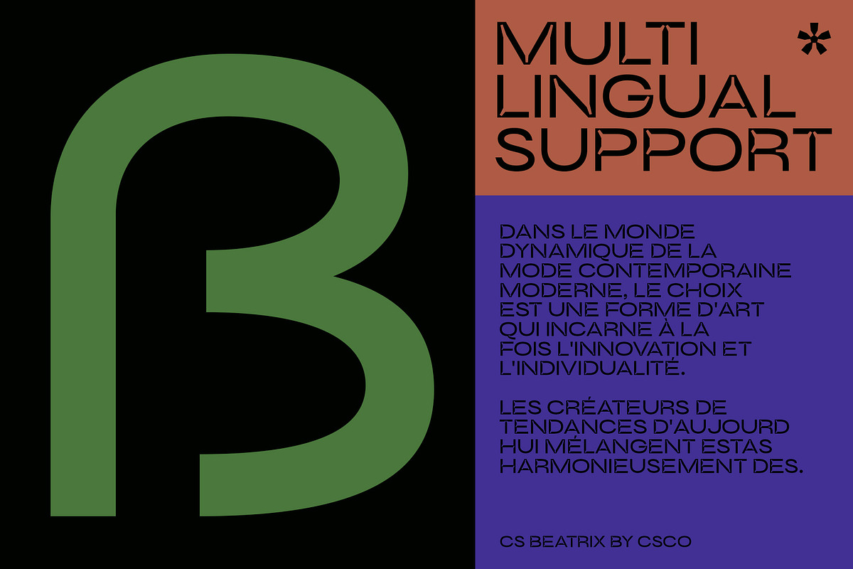 CS Beatrix – Inktrap Font, a Sans Serif Font by Craft Supply Co. (Photo 5 of 8)