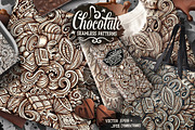 Chocolate Graphics Doodle Patterns, a Pattern Graphic by BALABOLKA (Thumbnail 4 of 7)