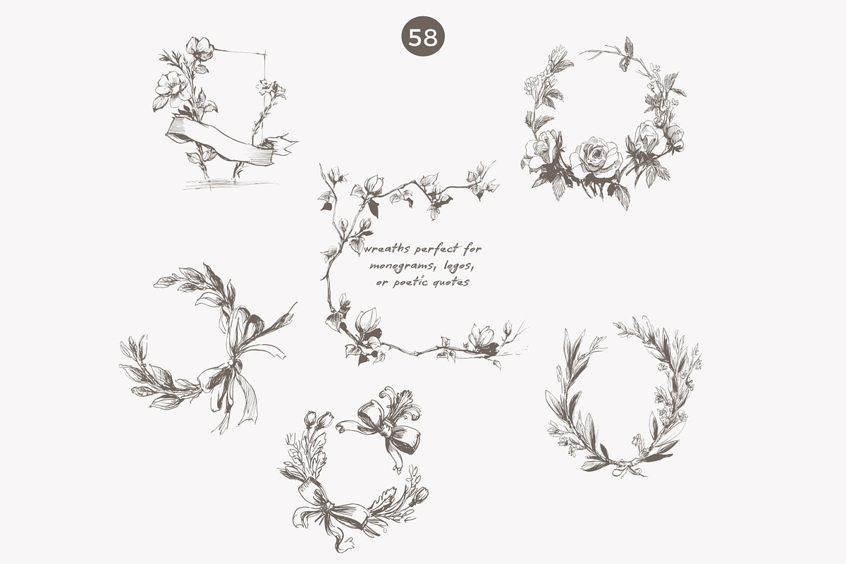 vintage clipart french chateau set, a Decorative Illustration by Patishop Art (Photo 7 of 10)